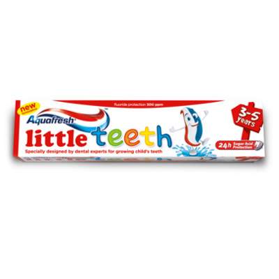 Pasta de dinti pentru copii Little Teeth, 3-5 ani, 50 ml, Aquafresh
