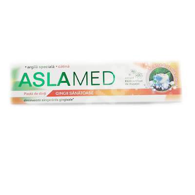 Pasta de dinti pentru gingii sanatoase AslaMed, 75 ml, Farmec