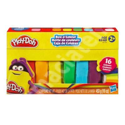 Pasta de modelat Box Color Play-Doh, 16 pack, Hasbro