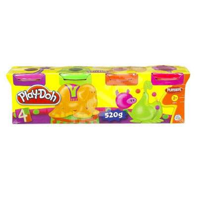 Pasta de modelat Play-Doh, 4 cutii, HB22114, Hasbro