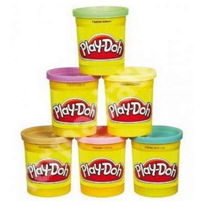 Pasta de modelat Play-Doh, 6 cutii, Hasbro