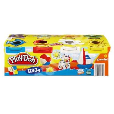 Pasta de modelat Play-Doh, 8 cutii, HB23205, Hasbro