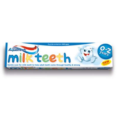 Pasta dinti Milkteeth 0-2 ani, 50 ml, Aquafresh