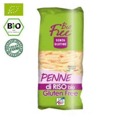 Paste Bio penne din orez fara gluten, 500 g, La Finestra Sul Cielo