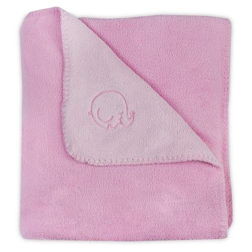 Paturica Comfy Fleece Pink, 75 x 100 cm, Jollein