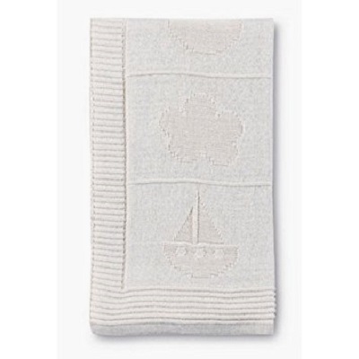 Paturica tricotata Alba BBC, 95 x 95 cm, Pirulos
