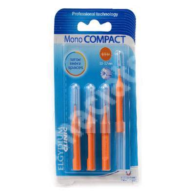 Periute interdentare Mono Compact Orange, 3.5-2.7 mm, 4 bucati, Elgydium Clinic