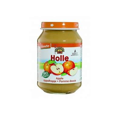 Piure Bio din mere, Gr. 4 luni, 190 g, Holle Baby Food