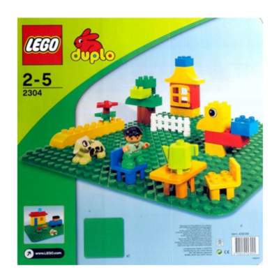 Placa verde Duplo,  2-5 ani, L2304, Lego
