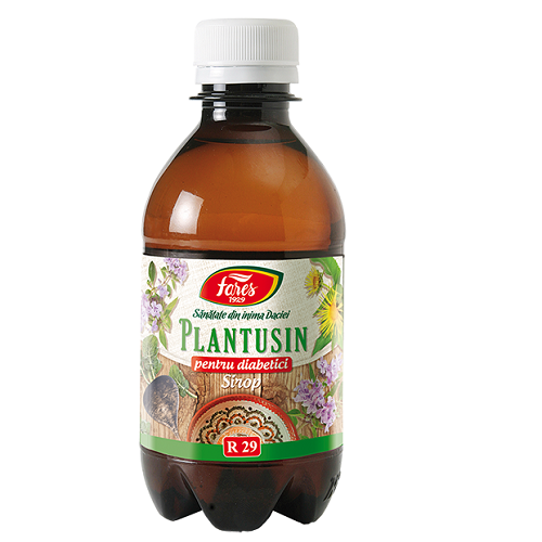 Plantusin sirop pentru diabetici R29, 250 ml, Fares