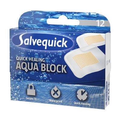Plasturi Aqua Block, 12 bucati, Salveqick