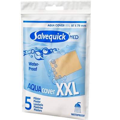 Plasturi Maxi Aqua Cover XXL, 5buc, Salvequick