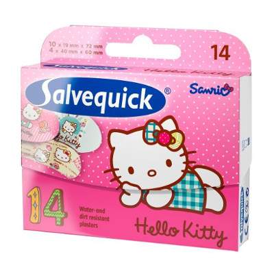 Plasturi pentru copii Hello Kitty, 14 bucati, Salvequick