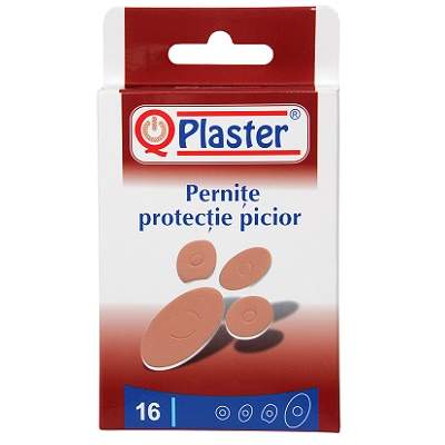 Plasturi Pernite protectie picior, 16 buc, QPlaster