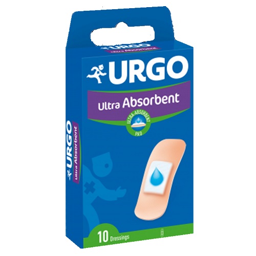 Plasturi ultra absorbanti, 10 buc, Urgo