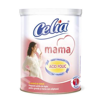 Preparat nutritiv din lapte pentru gravide si mame care alapteaza, 400g, Celia