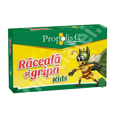 Propolis C Raceala si gripa Kids, 15 plicuri, Fiterman Pharma