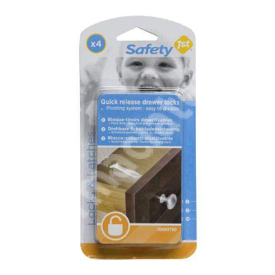 Protectie pentru sertar, 4 bucati, 39093760, Safety