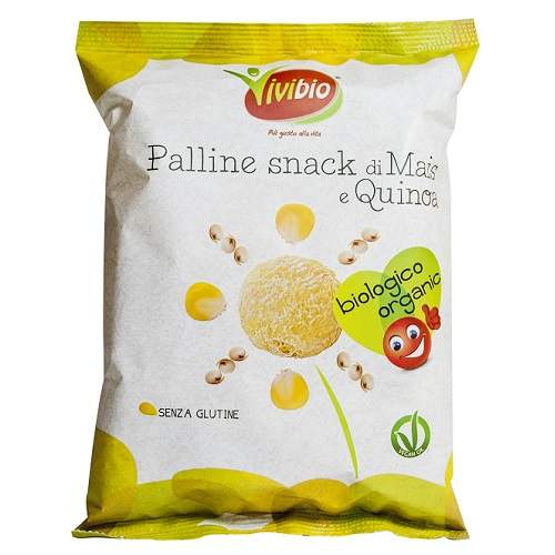 Pufuleti fara gluten din quinoa Bio, 40 g, ViviBio