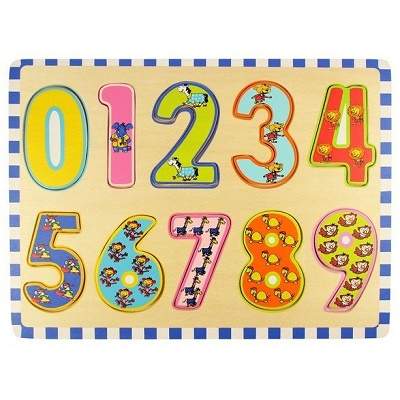Puzzle cifre, BJ537, Bigjigs