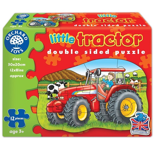 Puzzle fata verso Tractor, 12 piese, Orchard Toys