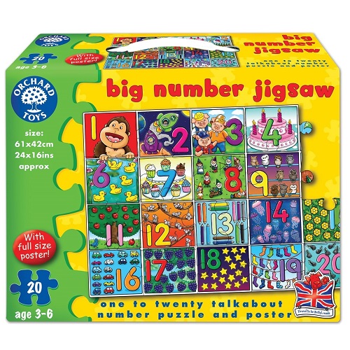 Puzzle gigant de podea Invata Numerele, 237, Orchard