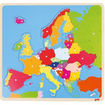 Puzzle, Harta Europei, 57509, Goki