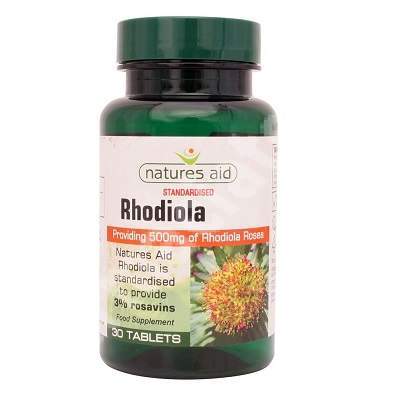 Rhodiola, 30 comprimate, Natures Aid
