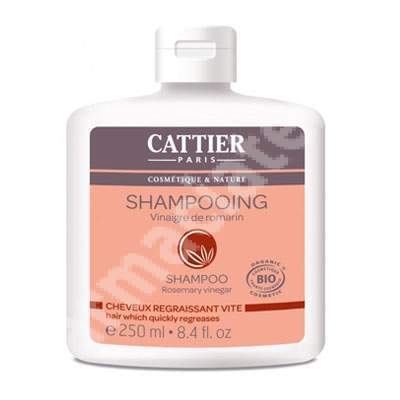 Sampon Bio cu rozmarin, 250 ml, Cattier