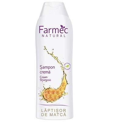 Sampon crema cu laptisor de matca, 200 ml, Farmec