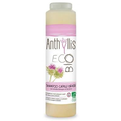 Sampon Eco Bio pentru par gras cu brusture si rozmarin, 250 ml, Anthyllis