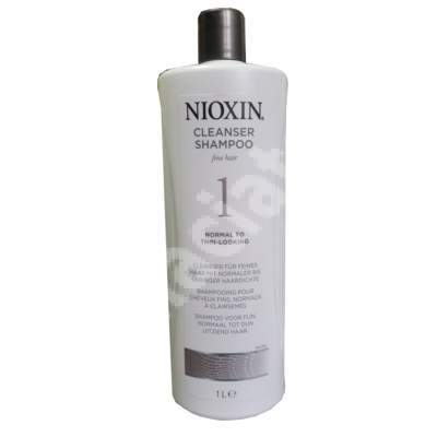 Sampon pentru par natural cu structura fina, System 1, 1 L, Nioxin