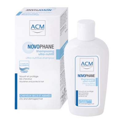 Sampon ultra-nutritiv pentru par uscat Novophane, 200 ml, Acm