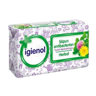 Sapun antibacterian Herbal, 100 g, Igienol