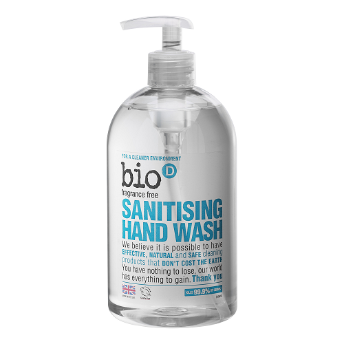 Sapun Antibacterian lichid de maini fara parfum, 500 ml, Bio-D