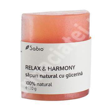 Sapun cu glicerina Relax & Harmony, 130 g, Sabio