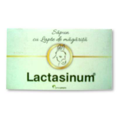Sapun cu lapte de magarita Lactasinum, 75 g, Ramcopharm