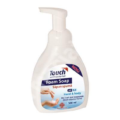 Sapun spuma antibacterian, 500 ml, Touch