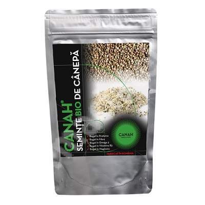 Seminte Bio de canepa, 500 g, Canah