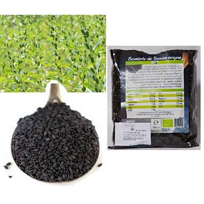Seminte de susan negru Bio, 250 g, Managis