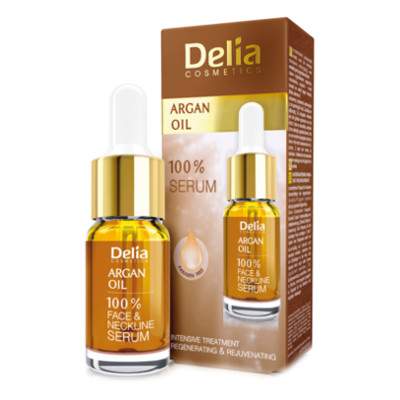 Ser fata si decolteu cu ulei de Argan, 10 ml, Delia Cosmetics