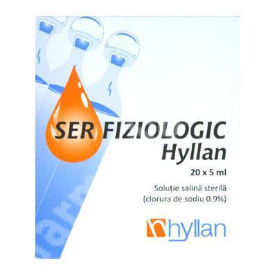 Ser Fiziologic, 20x5 ml, Hyllan
