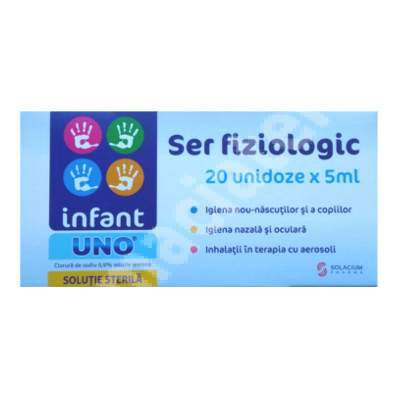 Ser fiziologic Infant Uno, 20 monodoze, Solacium Pharma