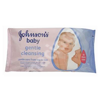 Servetele umede cu lotiune Johnsons Baby, 56 bucati, Johnson&Johnson