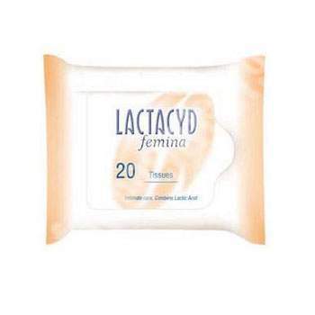 Servetele umede pentru igiena intima, 20 bucati, Lactacyd Femina