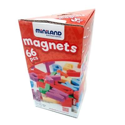 Set 66 litere mari magnetice, ML45312, Miniland