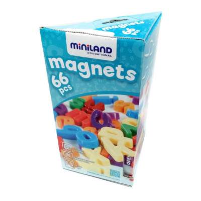 Set 66 litere mici magnetice, ML45313, Miniland