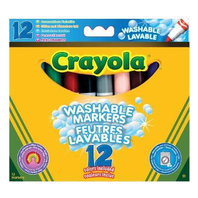Set carioci lavabile, 12 culori, 8329, Crayola
