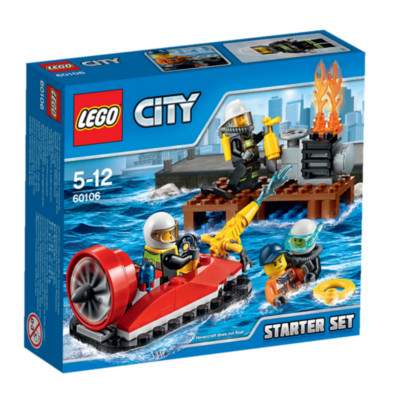 Set de pompieri pentru incepatori City, 5-12 ani, L60106, Lego