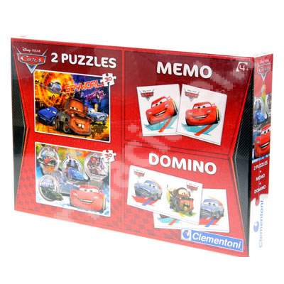 Set puzzle Memo&Domini Cars, CL08201, Clementoni
